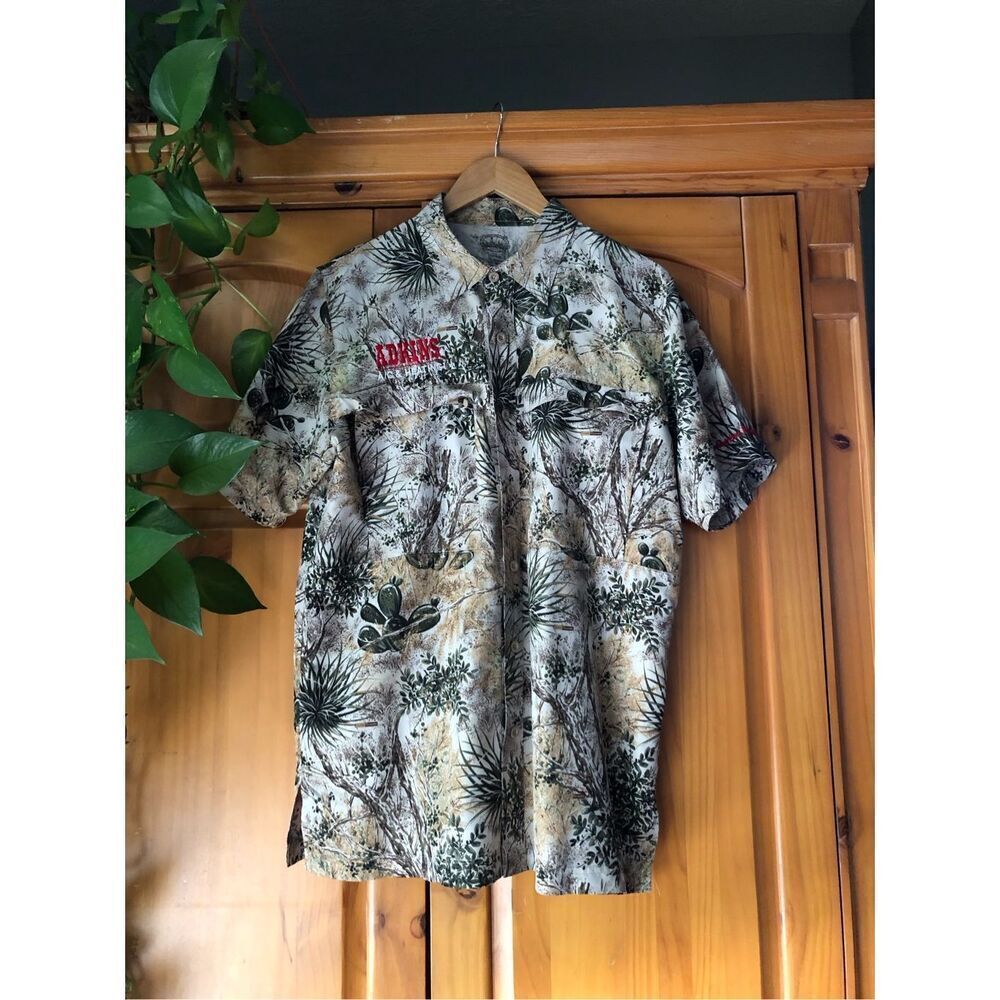 Game Guard Outdoors Cactus Camo Hunting Shirt Men's Size M